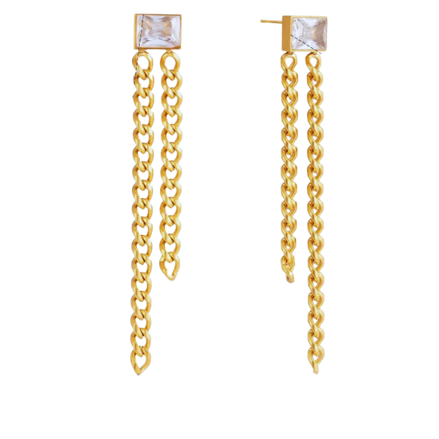 Chain earrings