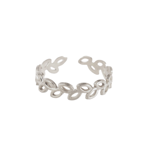 Anillo hojas