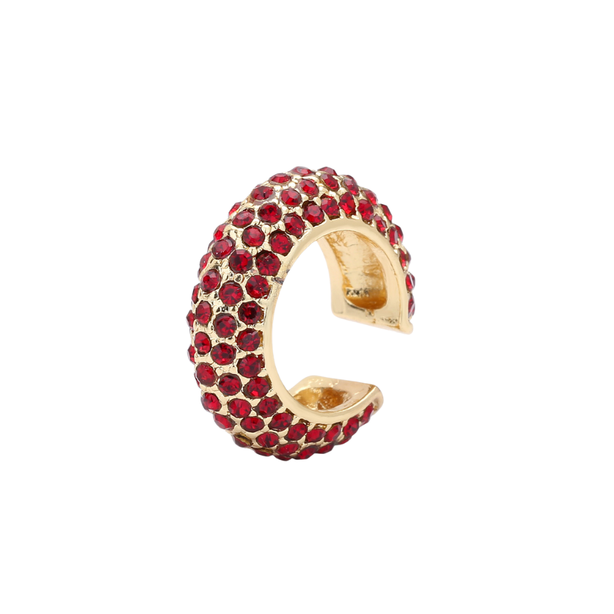 Ear cuff rojo
