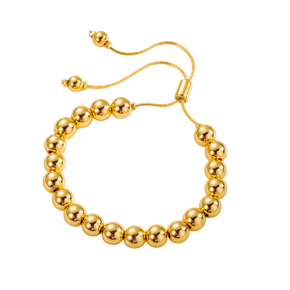 Pulsera ajustable bolitas