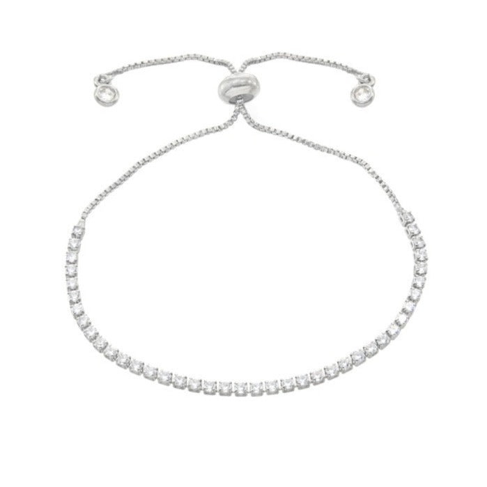 Pulsera ajustable plata