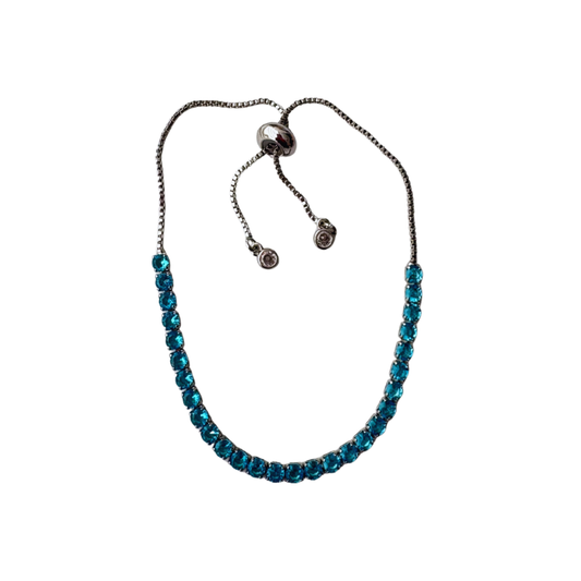 Pulsera ajustable azul