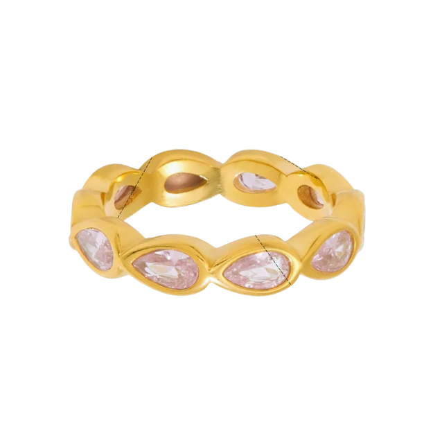 Anillo circonias