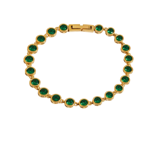 Tenis bracelet verde
