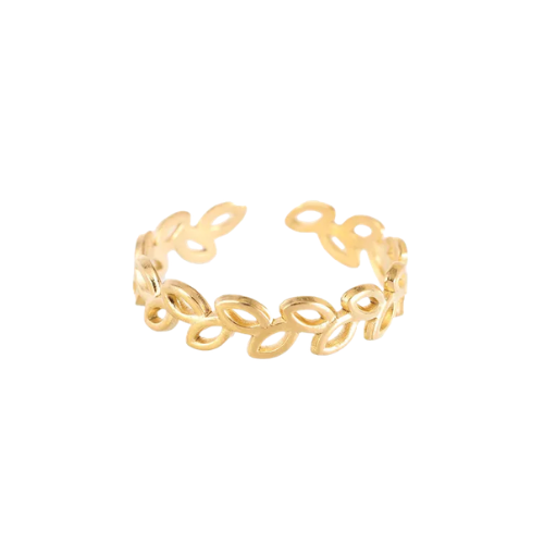 Anillo hojas
