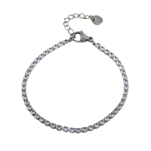 Tenis bracelet plata