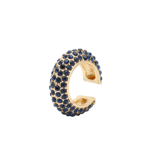 Ear cuff azul