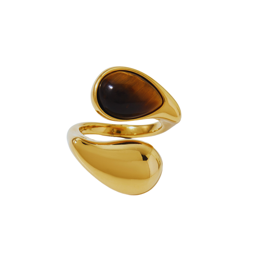 Anillo doble café