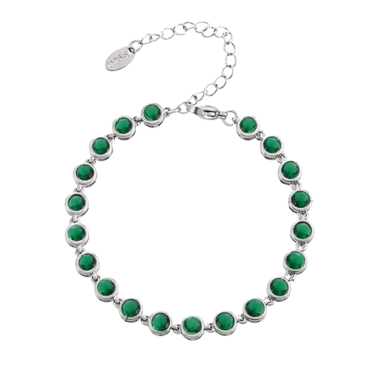 Tenis bracelet esmeralda