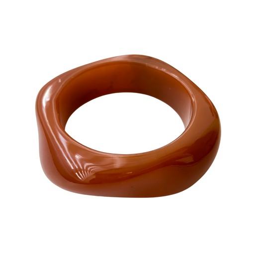 Brazalete retro marrón