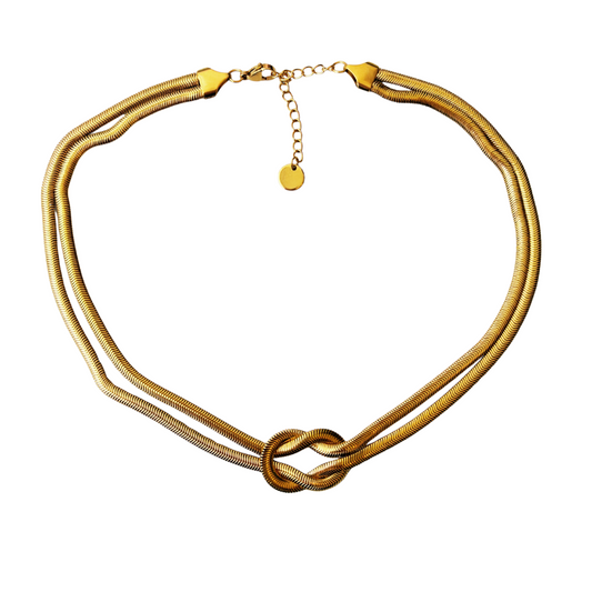 Collar nudo chunky