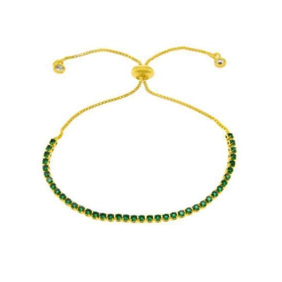 Pulsera ajustable verde