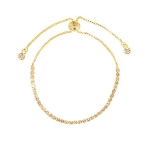 Pulsera ajustable oro rosa